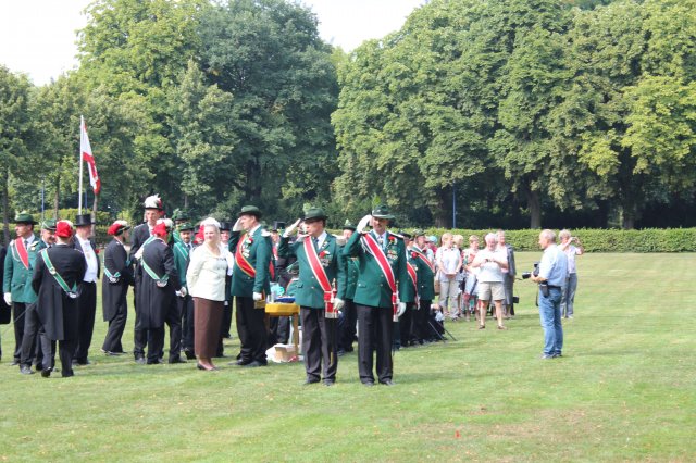 Antreten auf der Paradewiese