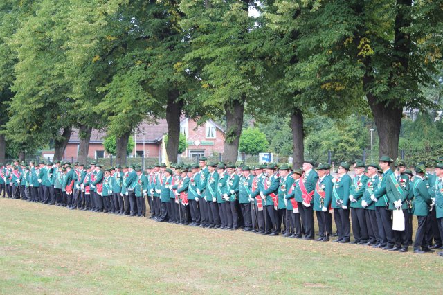 Antreten auf der Paradewiese